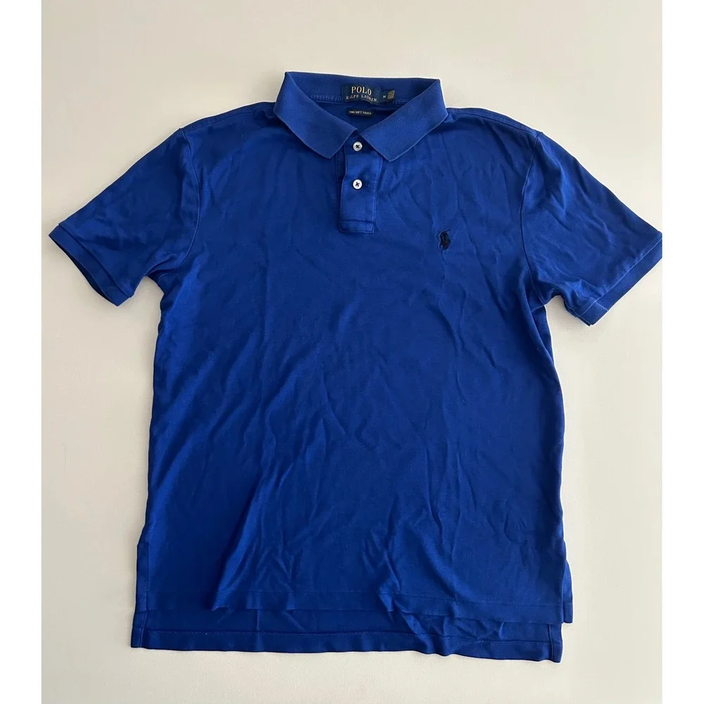 Polo Ralph Lauren Classic‑Fit Soft‑Touch Polo Shirt – Royal Blue – Men's Medium